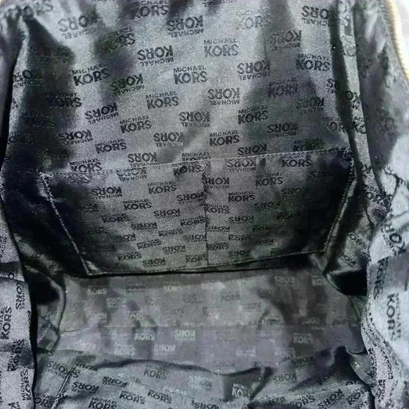 Michael Kors Ariana Large Nylon ToteShoulder Bag with Leather Handles Black! - Picture 9 of 10